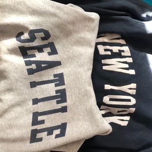 2 brandy melville sweatshirts! (includes both)